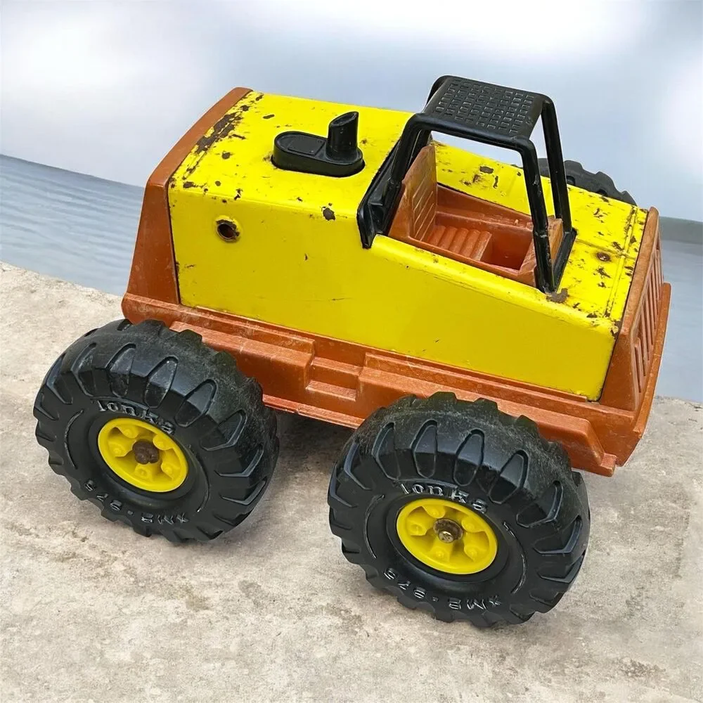 RARE Vintage Mighty Tonka Truck Strong Arm Loader 1978 Steel Toy CAB ONLY Orange